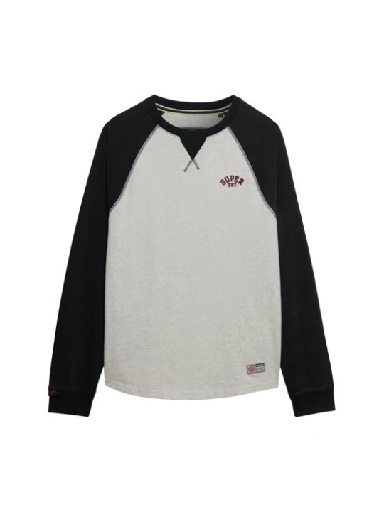Foto van product Superdry & Co Shirt 'Vintage Athletic' marine / grijs gemêleerd