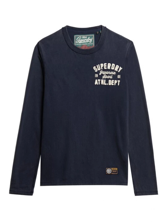 Foto van product Superdry & Co Shirt 'Vintage Athletic' marine / wit