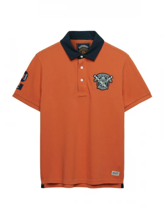 Foto van product Superdry & Co Shirt 'Vintage' donkerblauw / kreeft / wit