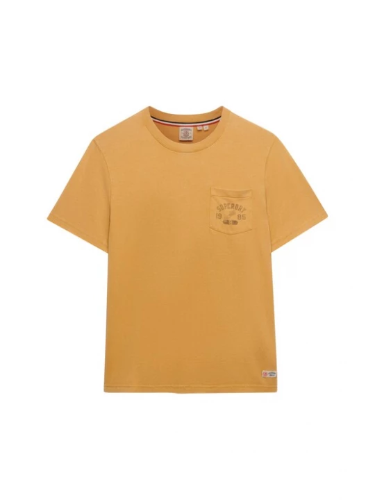 Foto van product Superdry & Co Shirt 'Vintage Prep' safraan / donkergroen