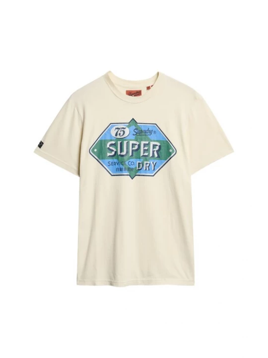 Foto van product Superdry & Co Shirt 'Workwear Gasoline' beige / marine