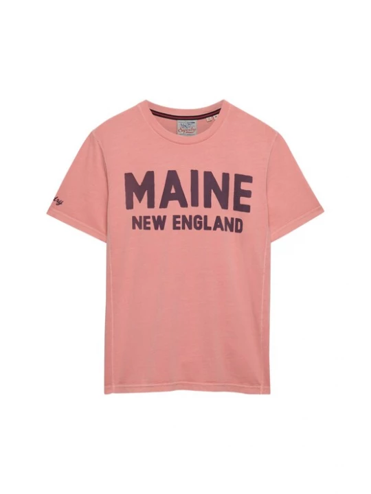 Foto van product Superdry & Co Shirt zalm roze / bloedrood