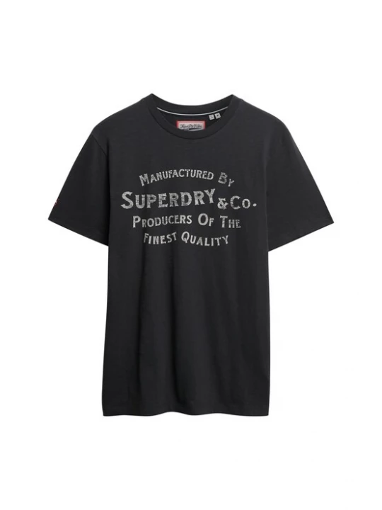 Foto van product Superdry & Co Shirt zwart / wit