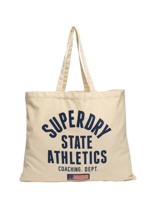 Foto van product Superdry & Co Shopper crème / navy / rood / wit