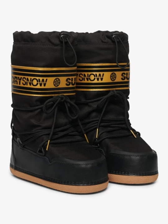 Foto van product Superdry & Co Snowboots goudgeel / zwart