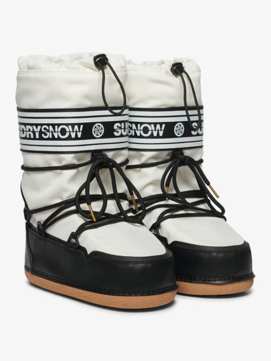 Foto van product Superdry & Co Snowboots zwart / wit