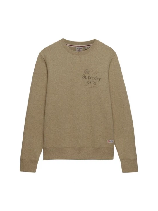 Foto van product Superdry & Co Sweatshirt '1954 Company' donkerbeige / beige gemêleerd