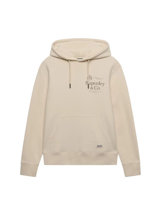 Foto van product Superdry & Co Sweatshirt '1954 Company' lichtbeige / bruin