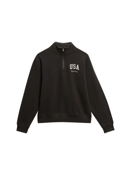 Foto van product Superdry & Co Sweatshirt 'Athletic Essentials' antraciet / offwhite