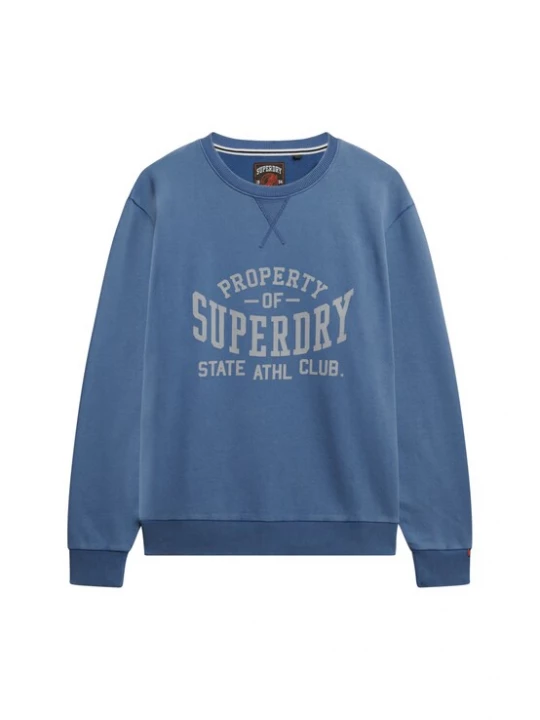 Foto van product Superdry & Co Sweatshirt 'Athletic Essentials' duifblauw / wit