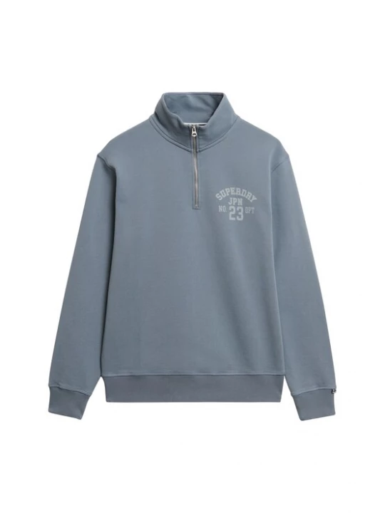 Foto van product Superdry & Co Sweatshirt 'Athletic Essentials' rookgrijs / lichtgrijs