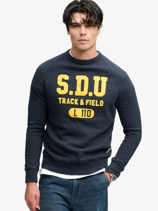 Foto van product Superdry & Co Sweatshirt 'Athletic' marine / geel