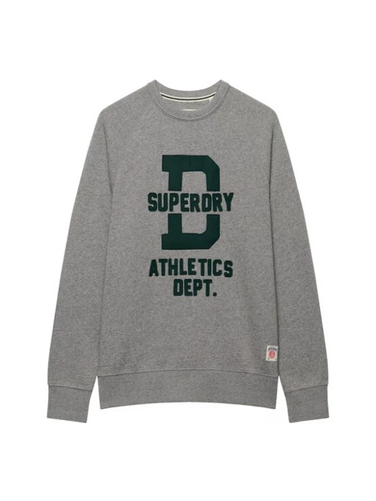 Foto van product Superdry & Co Sweatshirt 'Athletic' marine / grijs gemêleerd