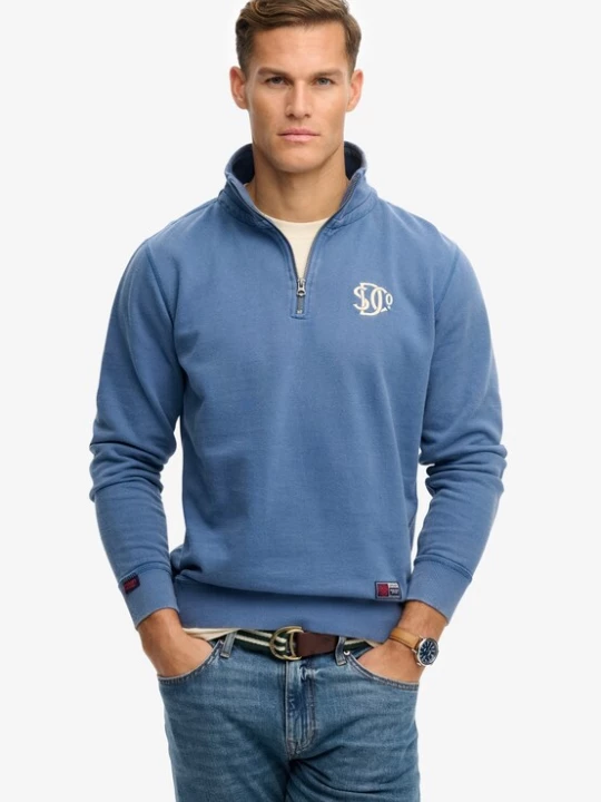 Foto van product Superdry & Co Sweatshirt blauw denim / offwhite