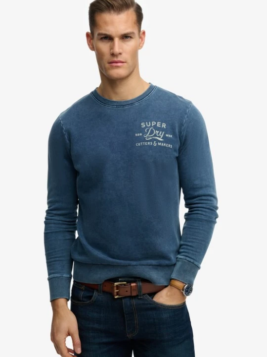 Foto van product Superdry & Co Sweatshirt blauw / grijs
