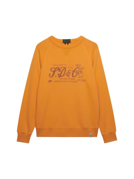 Foto van product Superdry & Co Sweatshirt bruin / lichtoranje