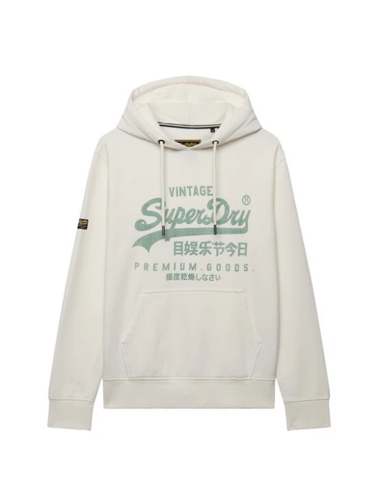 Foto van product Superdry & Co Sweatshirt 'CLASSIC' jade groen / wit
