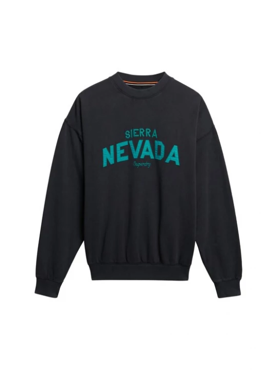 Foto van product Superdry & Co Sweatshirt cyaan blauw / zwart