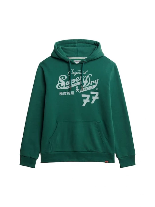 Foto van product Superdry & Co Sweatshirt donkergroen / offwhite