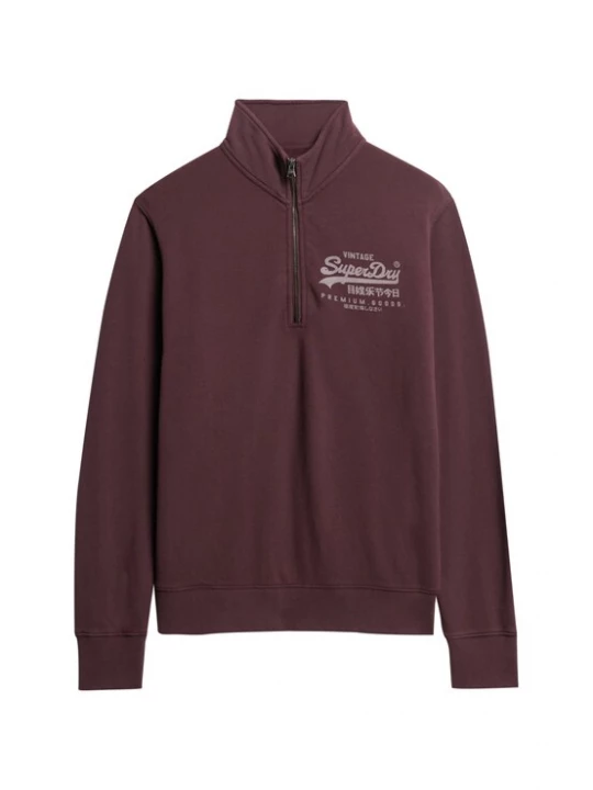 Foto van product Superdry & Co Sweatshirt grijs / bourgogne