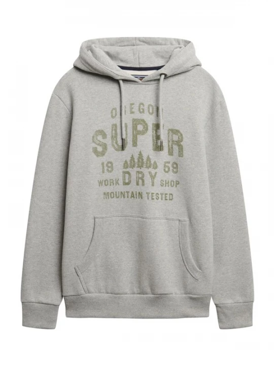 Foto van product Superdry & Co Sweatshirt grijs / groen