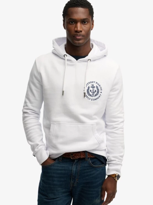 Foto van product Superdry & Co Sweatshirt 'Lo-Fi Dockside' marine / wit