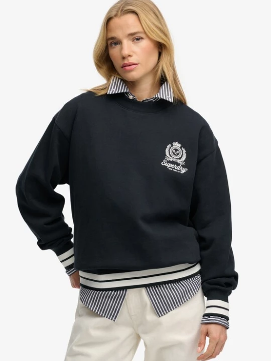 Foto van product Superdry & Co Sweatshirt marine / wit