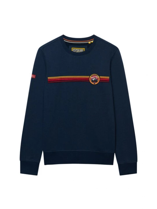 Foto van product Superdry & Co Sweatshirt navy / geel / donkeroranje / rood