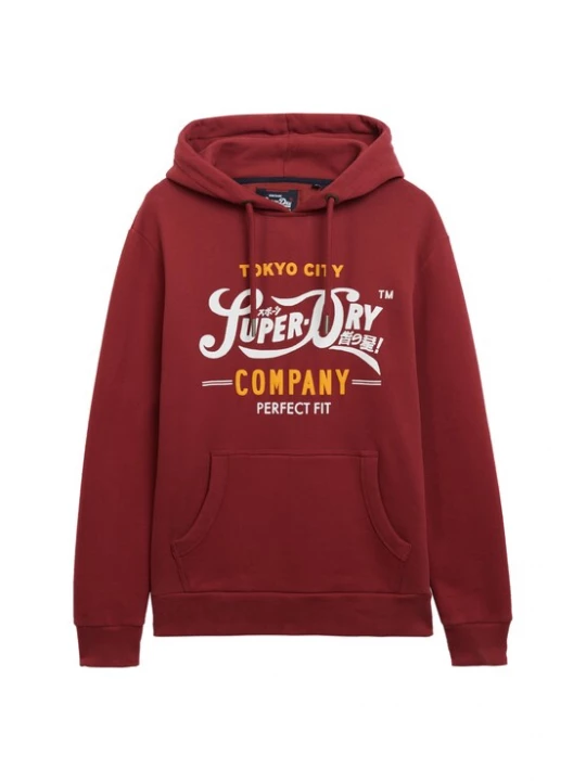 Foto van product Superdry & Co Sweatshirt oranje / bourgogne / wit