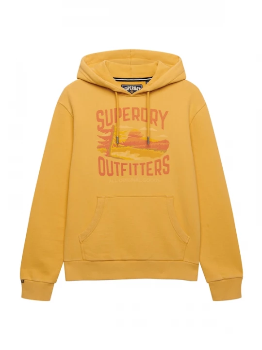 Foto van product Superdry & Co Sweatshirt 'OUTDOORS MOUNTAIN' curry / oranje