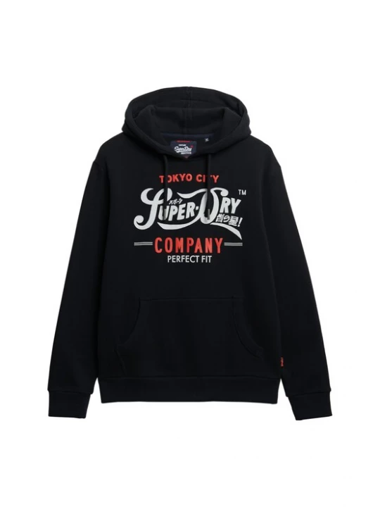 Foto van product Superdry & Co Sweatshirt rood / zwart / wit