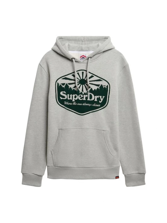 Foto van product Superdry & Co Sweatshirt 'Sun' grijs gemêleerd / spar
