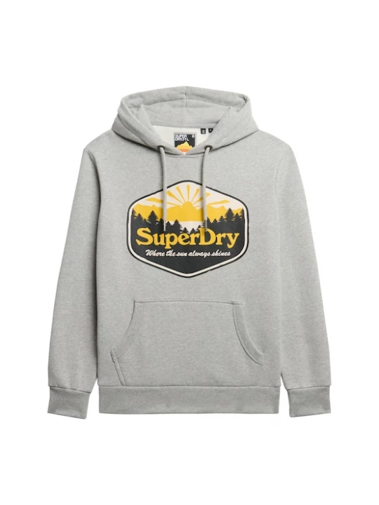 Foto van product Superdry & Co Sweatshirt 'Sun Tab' geel / grijs gemêleerd / pastelroze / zwart