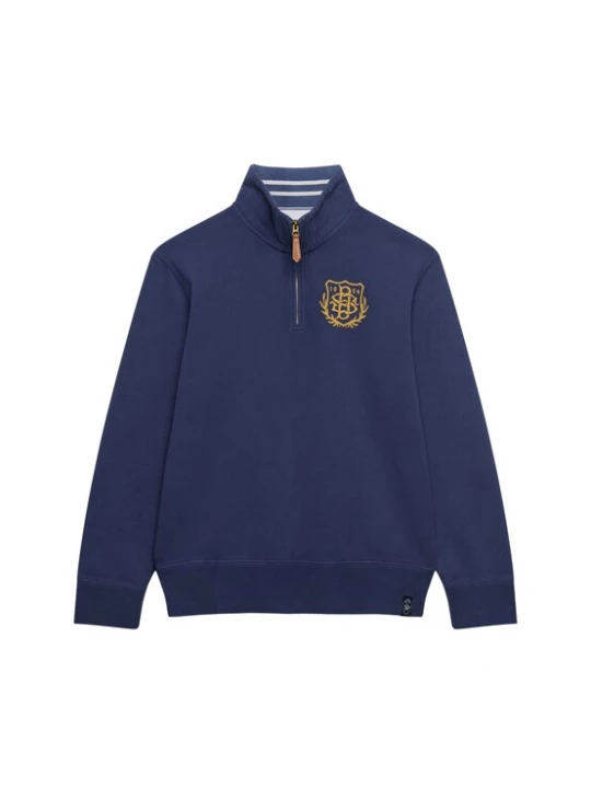 Foto van product Superdry & Co Sweatshirt 'Varsity' marine / goudgeel