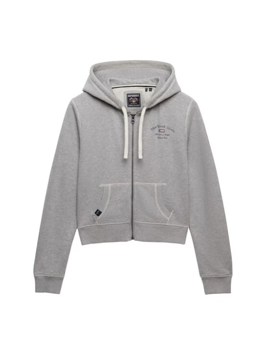 Foto van product Superdry & Co Sweatvest 'Essentials' grijs gemêleerd