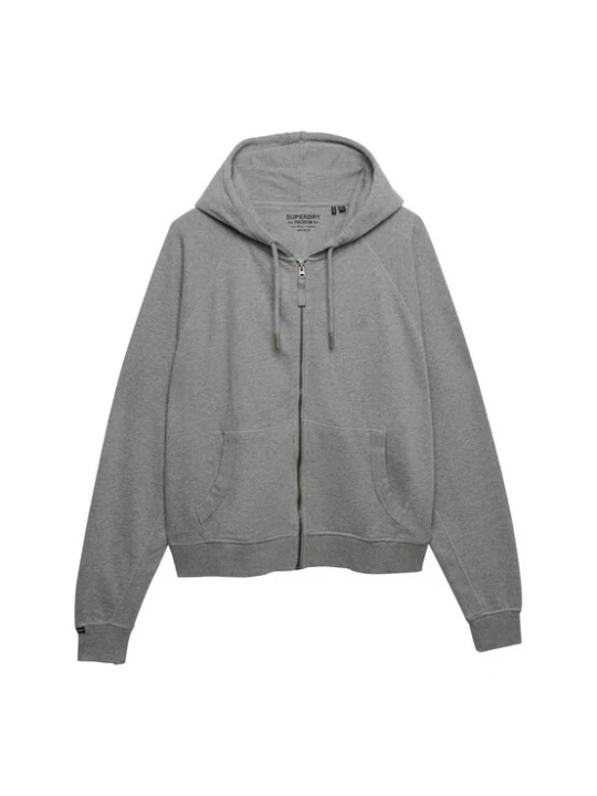 Foto van product Superdry & Co Sweatvest grijs gemêleerd
