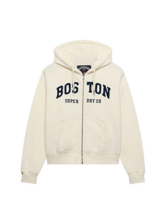 Foto van product Superdry & Co Sweatvest marine / wit