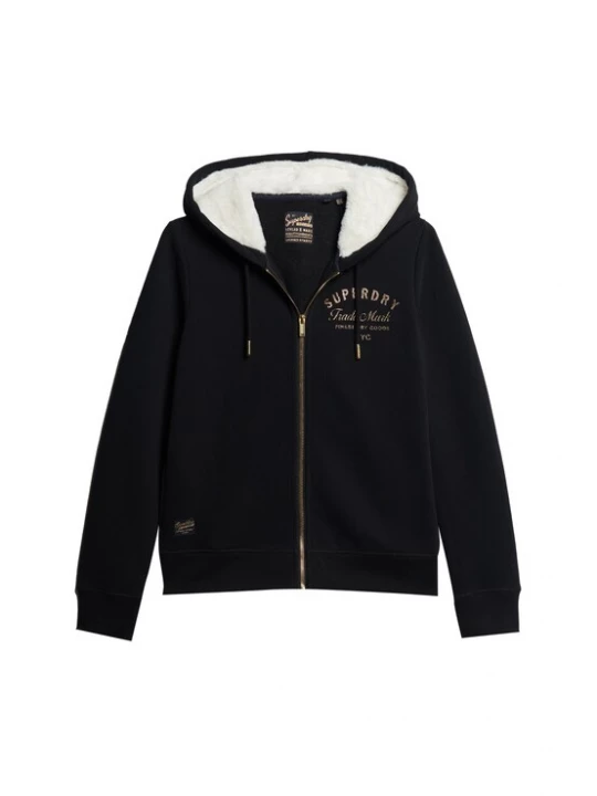 Foto van product Superdry & Co Sweatvest zwart / wit