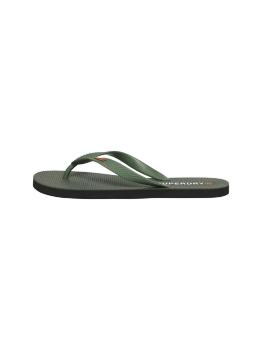 Foto van product Superdry & Co Teenslippers 'Core Essential' donkergroen / rood