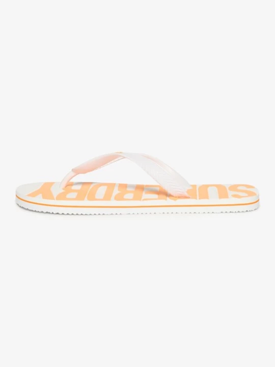 Foto van product Superdry & Co Teenslippers geel / wit