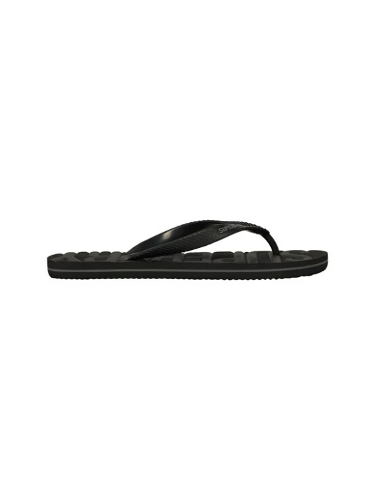 Foto van product Superdry & Co Teenslippers grijs / zwart