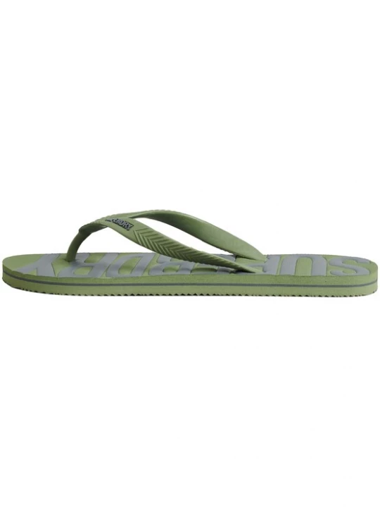 Foto van product Superdry & Co Teenslippers olijfgroen / zwart