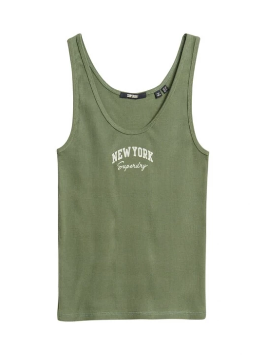 Foto van product Superdry & Co Top 'Athletic Essentials' groen / wit