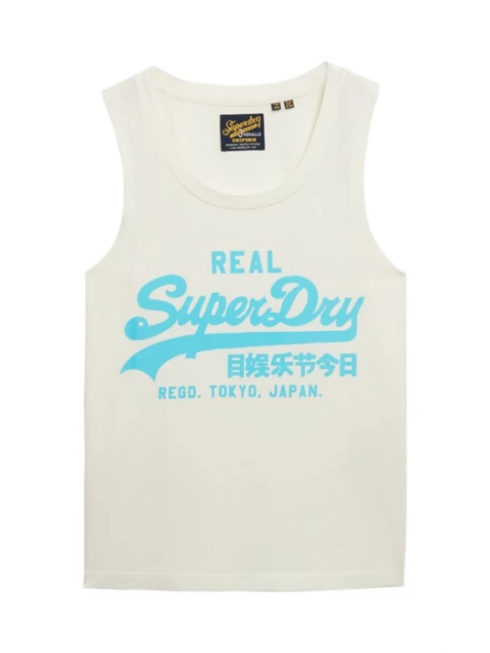 Foto van product Superdry & Co Top azuur / offwhite