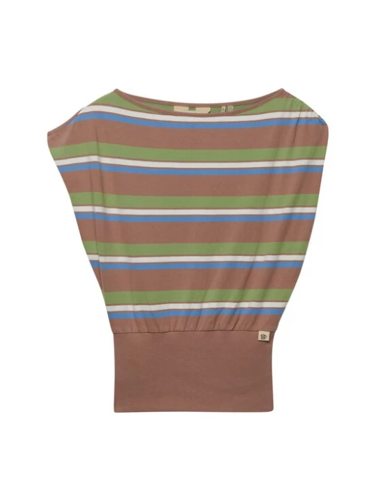 Foto van product Superdry & Co Top 'Bardot' blauw / pueblo / groen