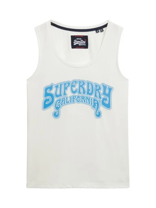 Foto van product Superdry & Co Top blauw / wolwit