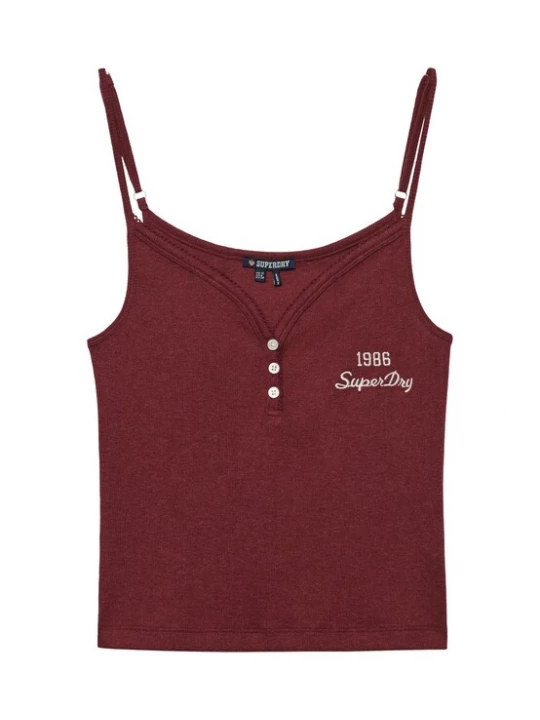 Foto van product Superdry & Co Top bordeaux / wit
