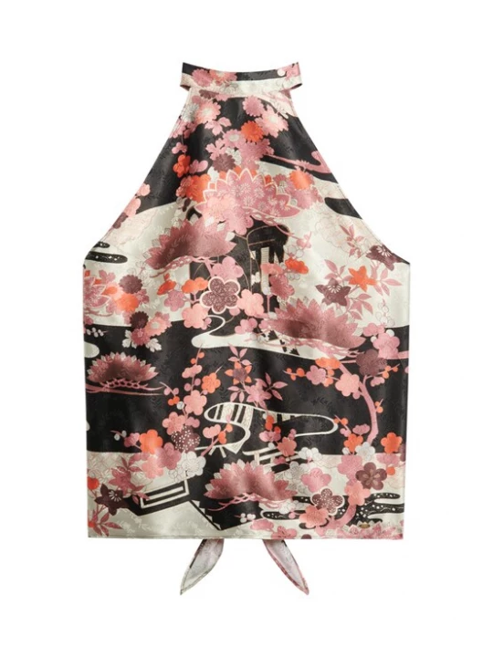 Foto van product Superdry & Co Top ecru / koraal / rosa / zwart