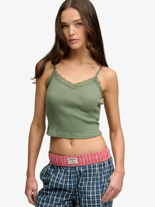 Foto van product Superdry & Co Top 'Essential' groen