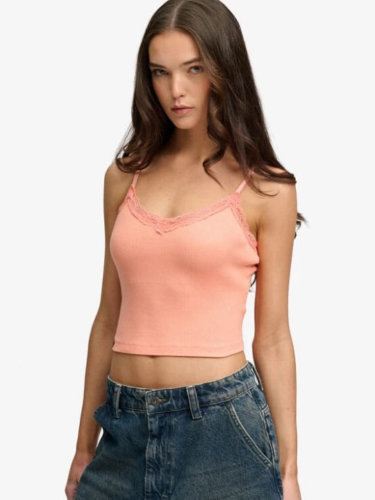 Foto van product Superdry & Co Top 'Essential' perzik